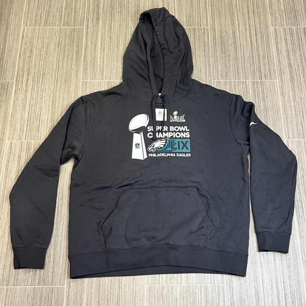 Nike Philadelphia Eagles Super Bowl LII Champions Hoodie NFL Sweatshirt